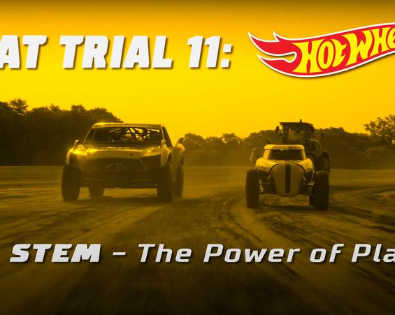 Caterpillar совместно с Hot Wheels сняла свой аналог Gymkhana.</p>
<p>Фанатский фильм Cat Trial 11: Hot Wheels
